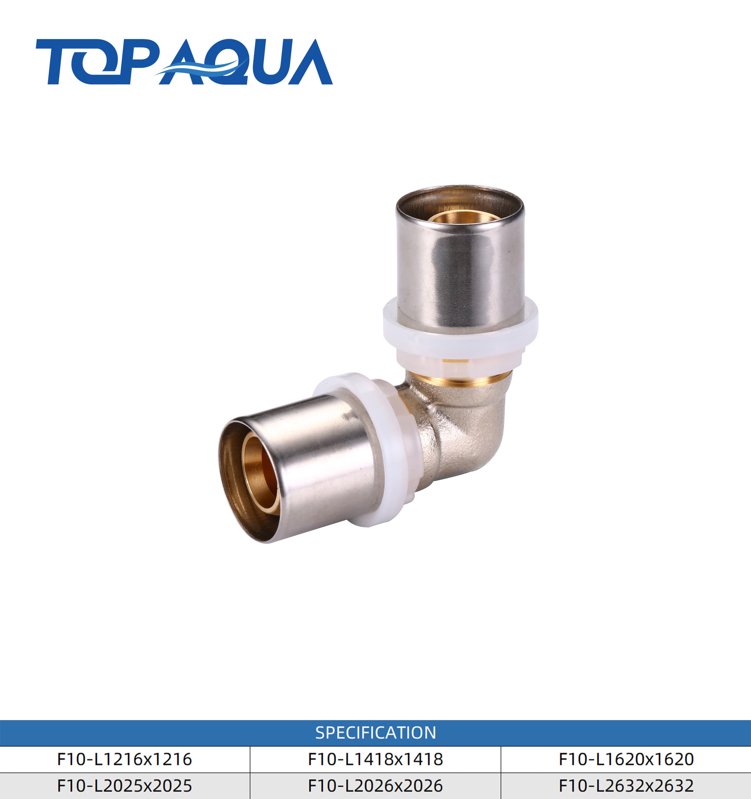Brass Multipress LBP fittings equal elbow