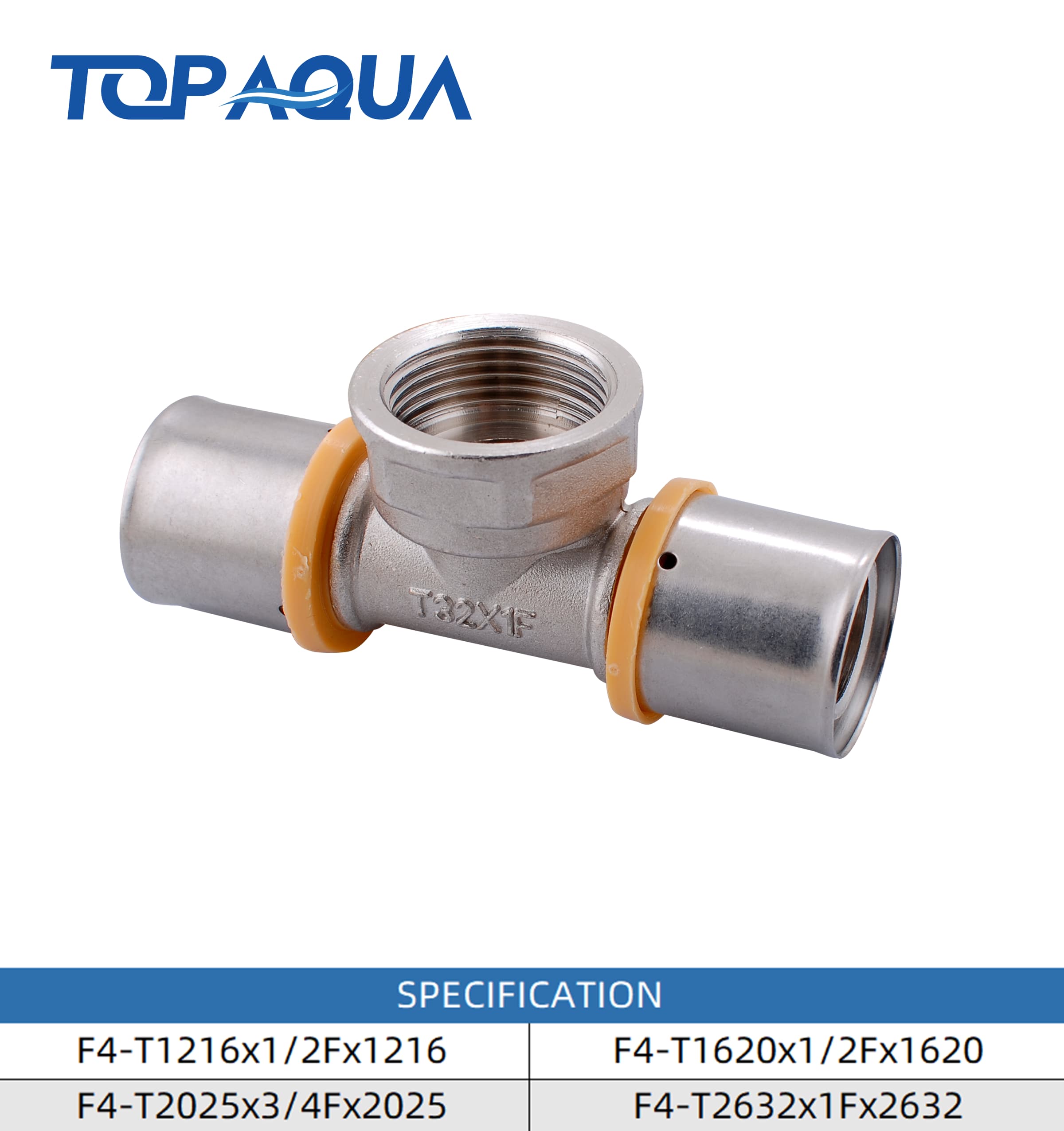 Gas fittings female tee