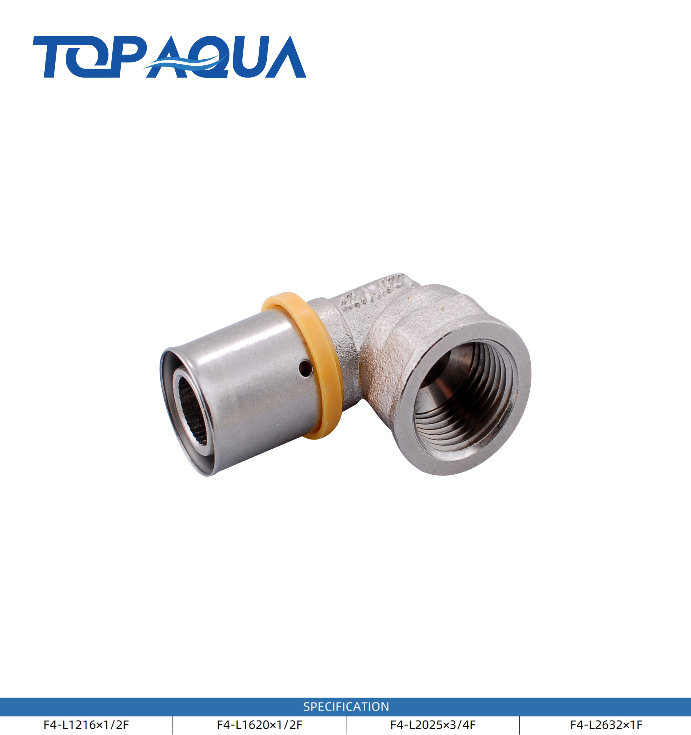 Gas fittings female elbow