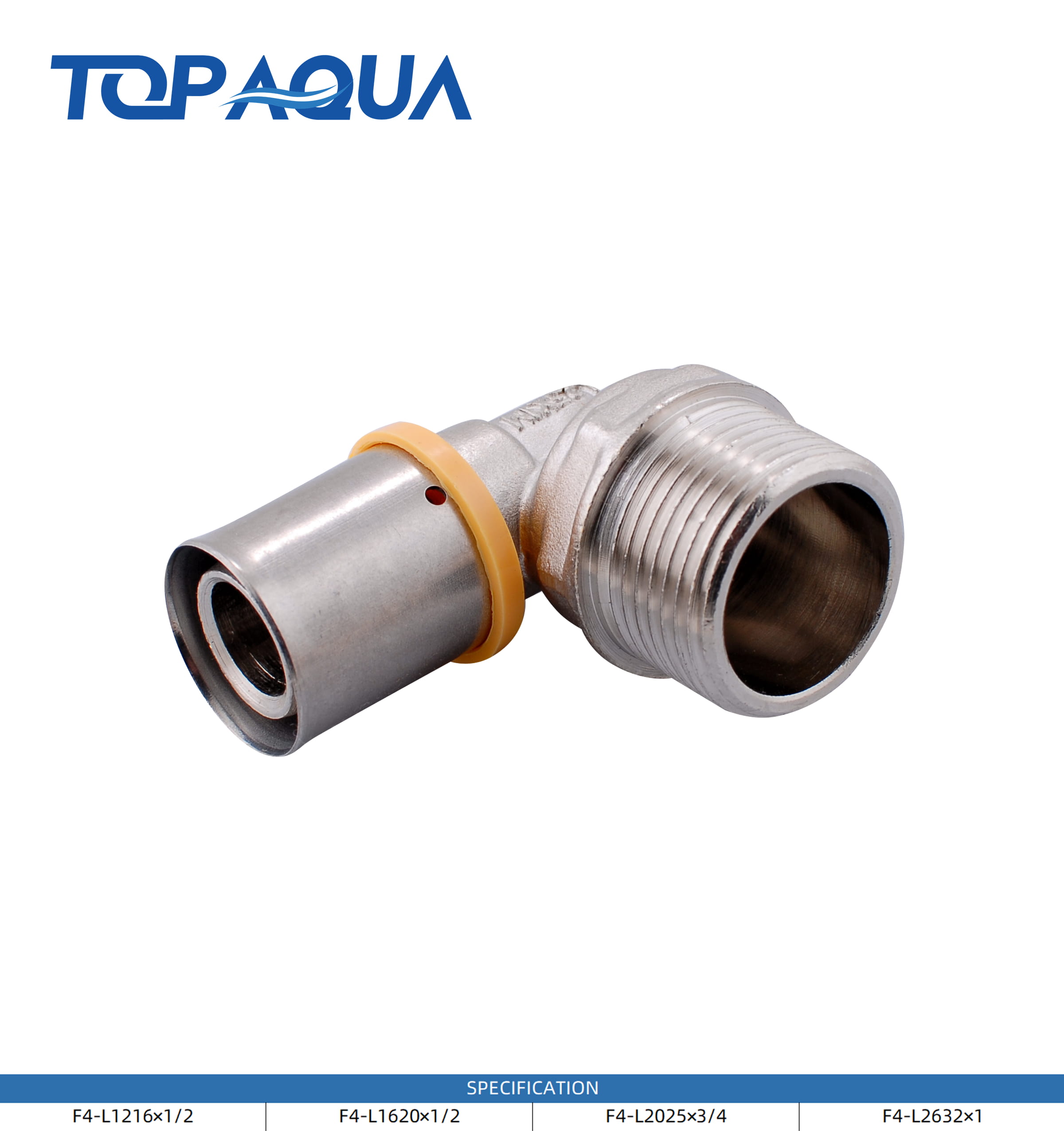 Gas fittings female elbow