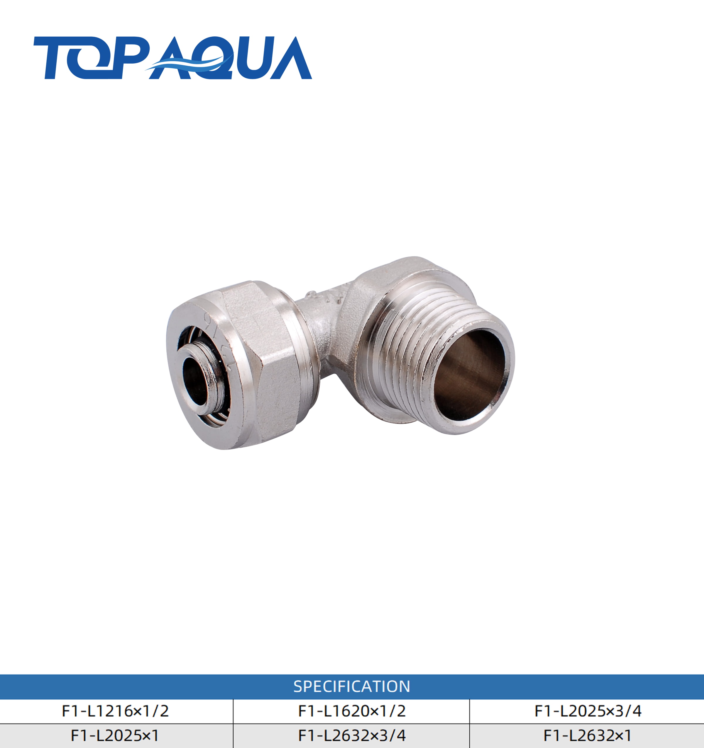 Compression fittings female elbow