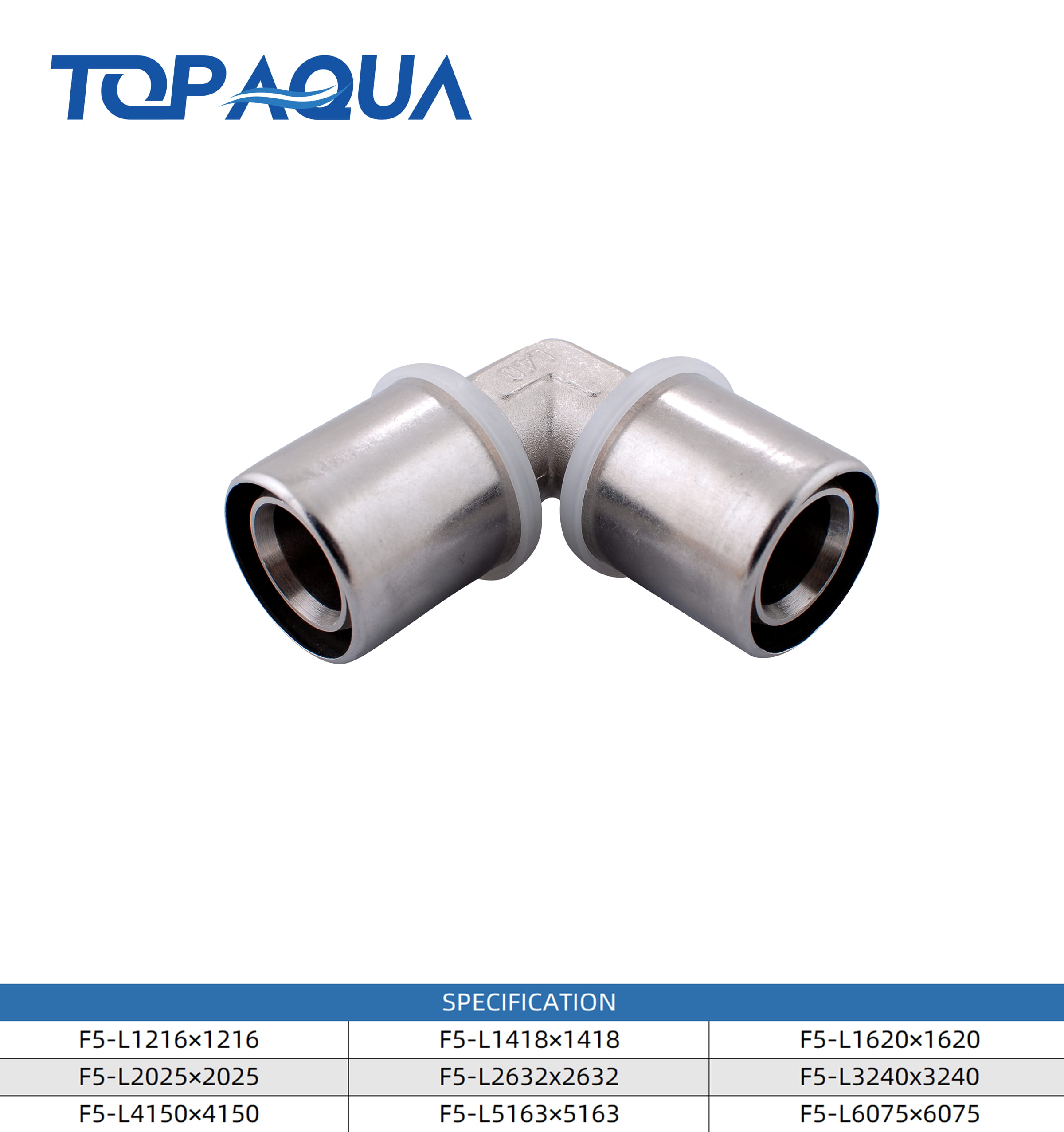 Press fittings U profile unequal tee